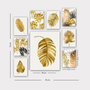 Wallity Set de 9 Cuadros Decorativos Multicolor en MDF